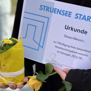Urkunde für besonderes Verhalten
